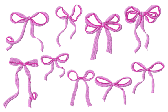 Beautiful Bow Embroidery Bundle