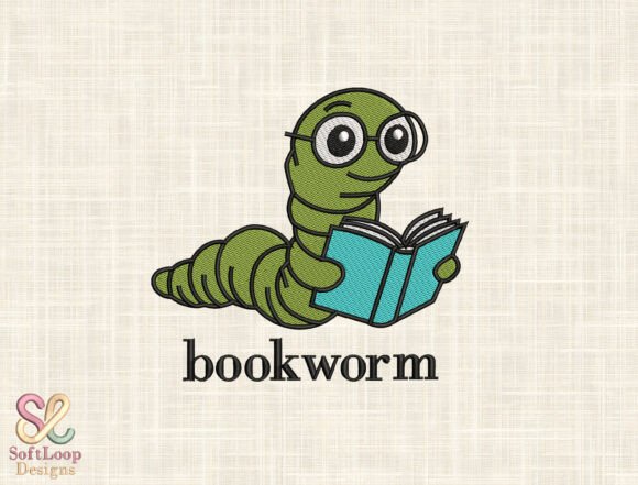 Reading Machine Embroidery Design