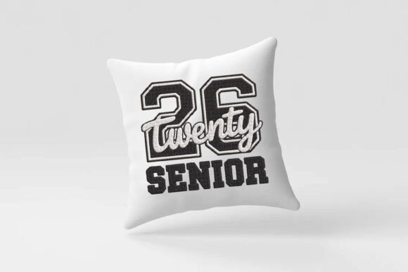 Senior Twenty 26 Varsity Embroidery File